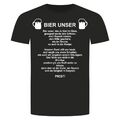 Bier Unser T-Shirt - Gott Vater Unser Beeten Beer Alkohol Weizen