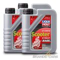 3x 1 L LITER LIQUI MOLY MOTORBIKE 2T SYNTH SCOOTER STREET RACE MOTOREN-ÖL 330