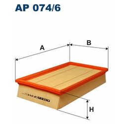 FILTRON LUFTFILTER AP074 6 FÜR FORD VOLVO AP074/6
