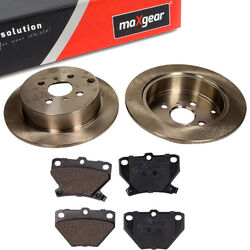 MAXGEAR Bremsscheiben Bremsbeläge Hinten für TOYOTA COROLLA MATRIX YARIS 269 mm