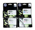 4 x Original Tinte HP Nr. 953XL OfficeJet Pro 7740 8710 8716 8720 8725 8730 8740