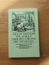 Über den Umgang mit Menschen von Knigge, Adolph Freiherr... | Buch |