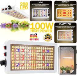 LED Grow Vollspektrum Pflanzenlampe Wachstumslicht Pflanzenlicht Wachstumslicht