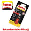 Pattex Sekundenkleber Flüssig Henkel 3g extra schnell extra stark Alleskleber