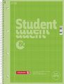 Brunnen Collegeblock Premium Student A4 kariert Lineatur 28 kiwi | 1067928152