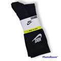 3 Paar Nike Everyday Essential Crew | Tennissocken | Freizeitsocken | Schwarz