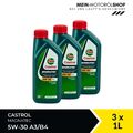 Castrol Magnatec 5W-30 A3/B4 VW Renault Mercedes MB API SL 3x1 Liter = 3 Liter