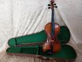 alte Geige - Walthari Mittenwald - 4/4 Violine mit Koffer und Bogen