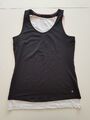 Sporttop Tanktop im Doppelpack Tschibo Sport Gr. M schwarz weiss