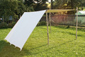 Reenactment Weißzelt LARP Sonnensegel Lagerplane Mittelalter Zelt Wikinger tarp