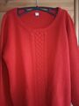 s.Oliver Pullover Gr. DE 44 Signalrot - Top erhalten - Tolles Strickmuster