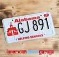 USA Nummernschild*US Kennzeichen* License plate* Alabama Helping Schools *