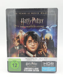 Harry Potter und der Stein der Weisen 4K Ultra HD blu ray Disc Steelbook Neu 