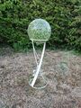 DESIGNER KUGEL-LAMPE MOSAIK STEHLAMPE 1960er JAHRE 77 CM