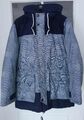 NAUTICA Winterjacke / Parker mit Kapuze blau Muster Gr. L