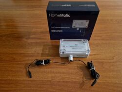 Homematic Differenz-Temperatur-Sensor HM-WDS30-OT2-SM-2 für Smart Home EQ3