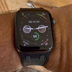 Apple Watch Series 6 Nike GPS + Cellular, schwarz in OVP