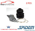 ACHSMANSCHETTE ANTRIEBSWELLE SPIDAN 190970 2PCS I FÜR SUBARU LEONE II,LEONE I