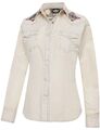 Damenbluse Westernbluse Country Cowgirl Western Stars & Stripes »BETTY«