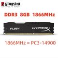 kingston HyperX FURY DDR3 1866 8GB 16GB 32GB PC3-14900 Desktop RAM Memory DIMM