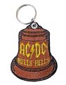 AC/DC Schlüsselring Schlüsselanhänger Aufnäher Hells Glocken Band Logo neu offizielle Einheitsgröße
