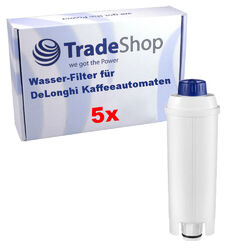 5x  Wasser-Filter für DeLonghi ECAM 22.110.SB 22.140.B 22.320.S 22.320.SB