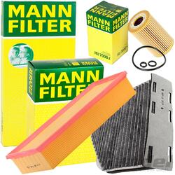 MANN FILTER INSPEKTIONSPAKET für 1.6/2.0TDI AUDI A3 TT VW GOLF 5 6 PASSAT TOURAN