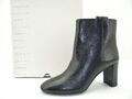 Geox PHEBY 80 Stiefel Stiefeletten Ankle Boots Schuhe Schwarz Leder Gr.39 uk6