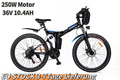 26 Zoll Mountainbike Elektrofahrrad 250W Elektrofahrrad 36V Klappbares E Bike