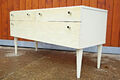 Sideboard Lowboard Vintage weiß 60er Retro Anrichte TV Board Mid-Century B4