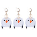  3 Pcs Auto Schlüsselanhänger Füller Für Weihnachtstüten Pinguin Mit Karabiner