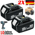 2X 7,0Ah Akku Für Makita BL1860B 18V Li-ion BL1850B BL1830B mit LED-Anzeige DHL