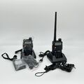 eSynic 2 StÃ¼ck Walkie Talkie UV-5R Dual Band VHF/UHF Walky Talky LED FM 128 Kan