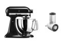 Kitchenaid 5KSM125EOB Küchenmaschine 300 Watt Onyx-Schwarz - mit Gemüseschneider