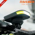 RAVEMEN FR300 Licht Für Fahrrad Kompatibel Mit Garmin Wahoo 1200mAh Frontleuchte