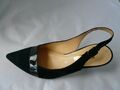 Gabor Damen Slingpumps Gr. 39 schwarz