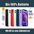 Apple iPhone 12 Mini - 64 128 256 GB - Schwarz Weiß Blau Rot - bis 100% Batterie