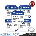 5 x Varta 377 SR626SW Uhren Batterie Knopfzelle SR66 SR626 AG4 1,55V Silberoxid