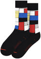 MuseARTa Socken Strümpfe 1er Pack Herren Damen Kunst-Motiv P. Mondrian Gr.40-46