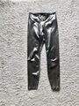 Leggings Nike Pro  Tight Running Laufhose Jogginghose Schwarz Silber S Metallic