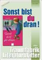 Sonst bist du dran, Literaturblätter ~ Karin Pfeiffer ~  9783897782150