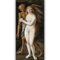 Der Tod und das Mädchen von Hans Baldung (1517) Giclée-Leinwanddruck - mehrer...