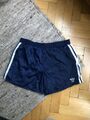 adidas Hose Shorts D3 Blau Vintage 80s retro old school