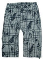 HerreN 3/4 Hose *Blumen-Muster* Cargo Dreiviertel Shorts Gr.M-3XL Capri Sommer