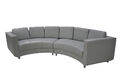 Rund Sofa Wohn Möbel Leder Sofas Couchen Polster Sitz Runde Landschaft Eck Neu