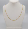 585 Gold Damen Kette 42cm Fuchsschwanz 14 Karat Gelbgold 1,2mm Halskette 3,86g