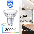 PHILIPS LED Lampe Spot CorePro GU10 LED 4.9W wie 50W warmweiß WW 3000K 120 Grad