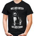 Wie der Vater so der Sohn Herren T-Shirt Papa Vatertag Schwalbe Moped | Simson