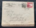 Chile 1949 - used cover to Augsburg with Michel No. 360, 316