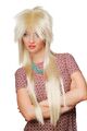 Perücke 80er Jahre Vokuhila blond lang Glam Rock Rockstar Rocker WIG 9666-88 NEU